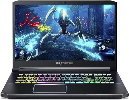 Acer Predator Helios 300 Gaming Laptop PC, 17.3" Full HD 144Hz 3ms IPS Display, Intel i7-9750H, GeForce RTX 2070 Max-Q, 16GB DDR4, 512GB PCIe NVMe SSD, RGB Backlit Keyboard, PH317-53-79KB