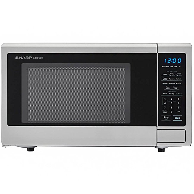 SHARP SMC1132CS Countertop Microwave 1.1 cu. ft. Capacity with 1000 Cooking Watts in Stainless Steel