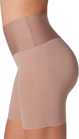 Leonisa Stay-in-Place Seamless Shorts for Women - High Waisted Shapewear Tummy Control