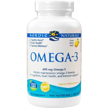 Nordic Naturals - Omega-3, Cognition, Heart Health, and Immune Support, 120 Soft Gels (FFP)