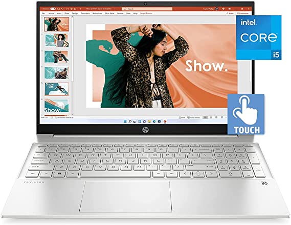 HP Pavilion 15.6" Touchscreen Laptop - 10-core 12th Gen Intel Core i5-1235U - 1080p - Windows 11 - Intel® Iris® Xe Graphics - w/HDMI Cable (32GB RAM | 1TB PCIe SSD)