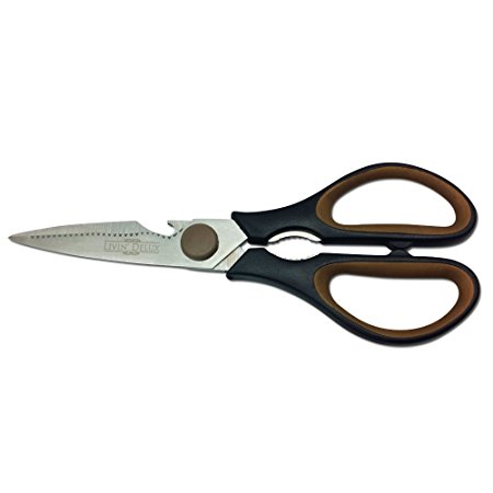 All Times Finest Kitchen Scissors The Most Elegant Multi Purpose Soft Grip Heavy Duty Stainless Steel Shears With Magnetic Storage Case (Black)