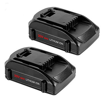 2 Packs WA3525 20V 2.5Ah Replace for WORX 20 Volt Lithium Battery WG151s WG155s WG251s WG255s WG540s WG545s WG890 WG891 Cordless Tools