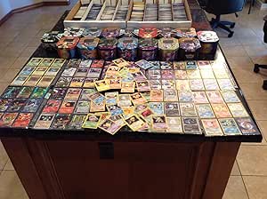 150 Assorted Pokemon Card Lot with Foils! Free Bonus Collector's Tin Included!