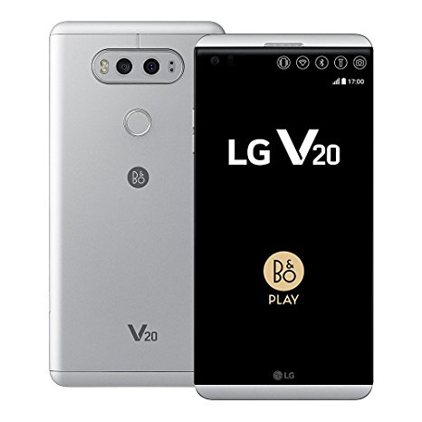 LG V20 H990DS 64GB 5.7-Inch 16MP   8MP 4G LTE Dual SIM FACTORY UNLOCKED - International Stock No Warranty (SILVER)