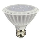 LEDwholesalers UL Listed PAR30 LED Spot Light Bulb with Interchangeable Flood Lens 11-Watt Short Neck Warm White 1337WW