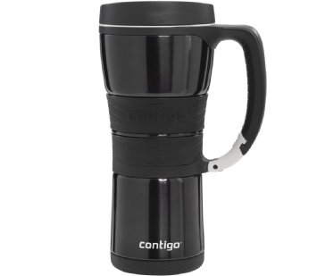 Contigo Extreme Vacuum Insulate Travel Mug with Handle, 16-Ounce, Black