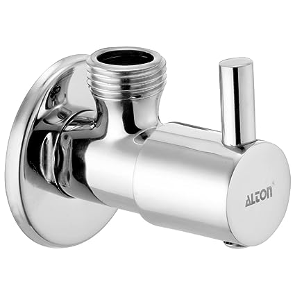 ALTON ALT2025, Brass Angle Valve With Wall Flange, Chrome