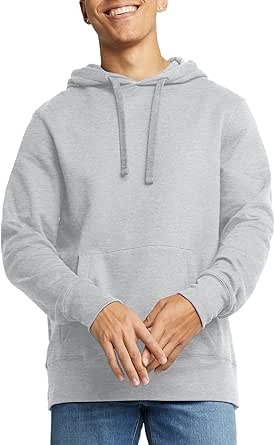 Hanes Men's Originals Midweight Fleece Hoodie, Pullover Hooded Sweatshirt for Men