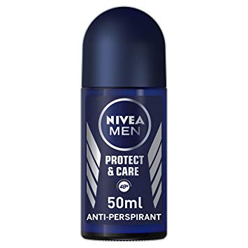 NIVEA MEN Anti-Perspirant Deodorant Roll-On, Protect & Care, 48 Hours Deo, 50 ml, Pack of 6