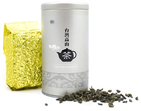 Handpicked High Mountain Li (Ali) Shan Oolong Loose Tea Leaves, Da Yu Ling Oolong Tea, 5.3 ounces (150 grams)