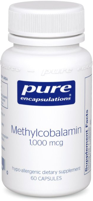 Pure Encapsulations - Methylcobalamin - Advanced Vitamin B12 for a Healthy Nervous System* - 60 Capsules