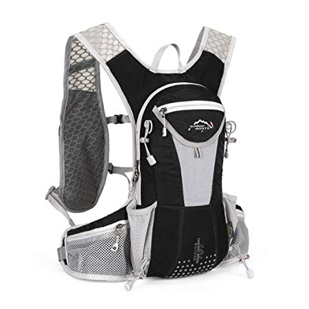 IBTXO Hydration Pack Backpack 12L Outdoors Marathoner Running Race Hydration Vest with Water Bladder for Hiking Skiing Running Cycling Camping Fits Men and Women