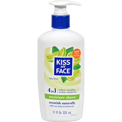 Kiss My Face Moisture Shave, Key Lime, 11 oz