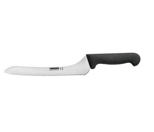 Victorinox Cutlery 9-Inch Wavy Edge Bread Knife Black Polypropylene Handle