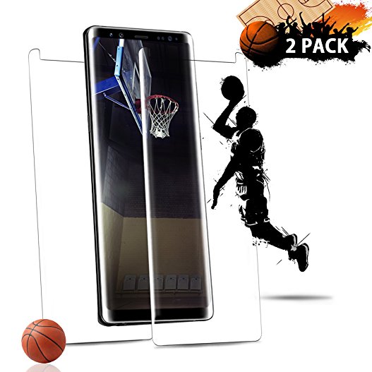 Lupaava Galaxy Note 8 Screen Protector [2Pack] Premium Tempered Glass Anti-Scratch Anti-Bubble, Clear High Definition [Case Friendly] (Note 8 - 2Pack)