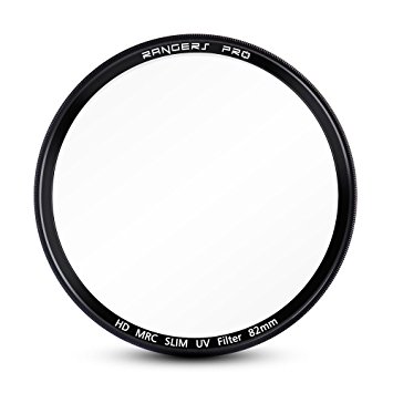 Rangers 82mm UV filter - 1.8mm Ultra-thin 14 layers Multi-Coating MC Japan optics Glass, without vignetting