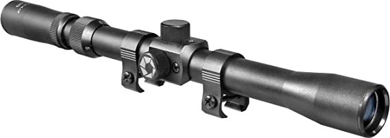 BARSKA 3-7x20 Rimfire Riflescope , Black Matte