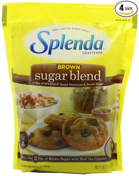 Splenda Brown Sugar Blend, 16 Ounce Bag (Pack of 4)
