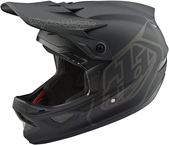 Troy Lee Designs D3 Fiberlite US Helmet: Mono