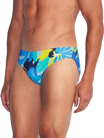 Speedo Men's Swimsuit Brief Eco Flex 2” Outseam Beachstar