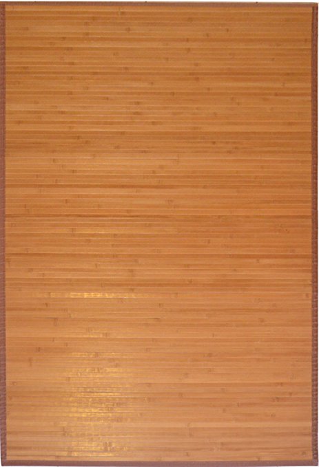 3' X 5' Bamboo Floor Rug. #89-035 Natural Bamboo Color.