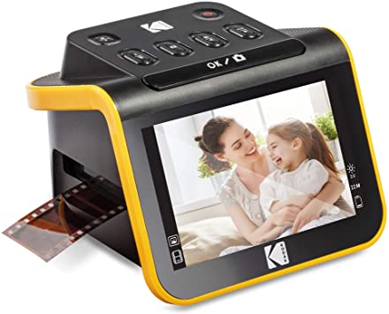 KODAK SLIDE N SCAN Film and Slide Scanner with Large 5” LCD Screen, Convert Color & B&W Negatives & Slides 35mm, 126, 110 Film Negatives & Slides to High Resolution 22MP JPEG Digital Photos