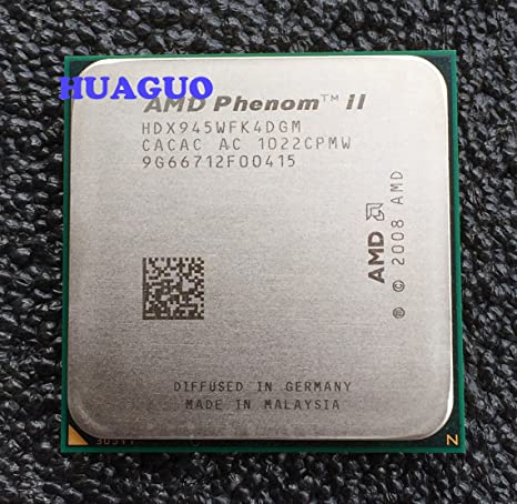 AMD Phenom II X4 945 Deneb 3 GHz Quad-Core CPU Processor HDX945WFK4DGM Socket AM3 95W