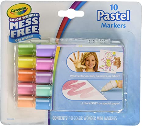 Crayola color wonder mess free 10 pastel markers