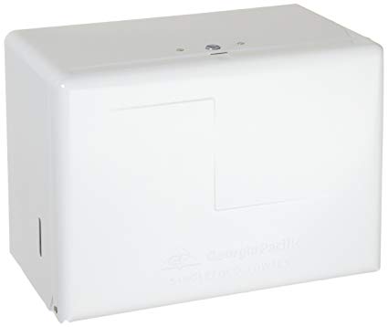 Singlefold Paper Towel Dispenser by GP PRO (Georgia-Pacific), White, 56701, 11.625" W x 6.625'' D x 8.125" H