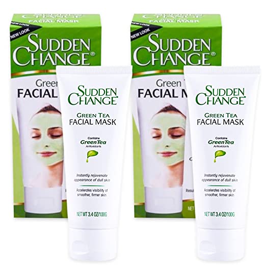 Sudden Change Green Tea Facial Mask 3.4oz (2 Pack)