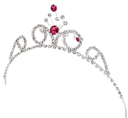 Girl's Princess Crystal Tiara Crown Headpiece