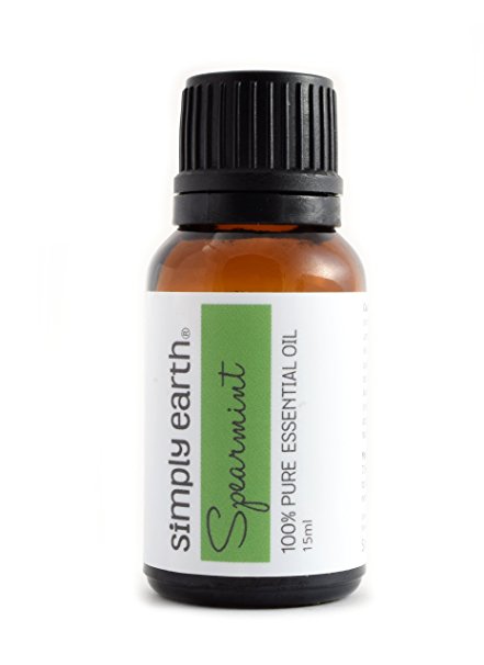 Spearmint Essential Oil by Simply Earth - 15 ml, 100% Pure Therapeutic Grade