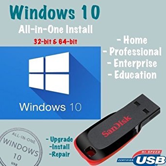 Windows 10 32-bit & 64-bit All Editions Recovery Reinstall Repair Recovery Fix USB WINDOWS 10 ANY Version Repair, Recovery, Restore, Re-install & Reboot Fix USB Free Over The Phone Tech Support