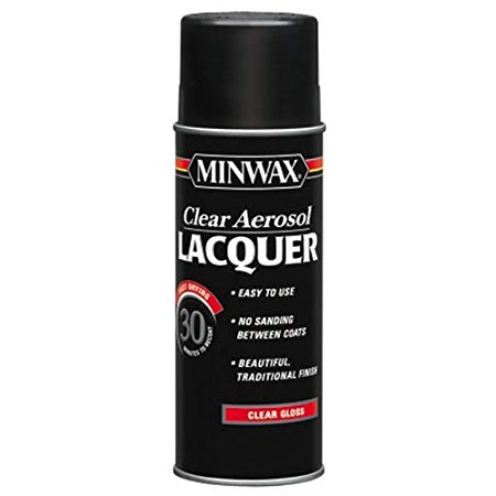 Minwax 15200 Gloss Brushing Lacquer Spray, Clear, 12.25-Ounce