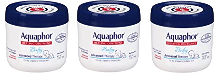 Aquaphor Baby Healing Ointment Advanced Therapy Skin Protectant, 14 Ounce, Pack of 3