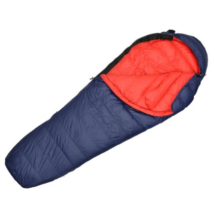 Mountaintop Ultralight Down Sleeping Bag,500 Fill Natural Down Sleeping Bag with Bag/Summit 32℉ for Camping Hiking