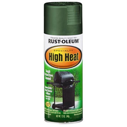 Rust-Oleum 7752830 High Heat Enamel Spray, 12 oz, Green