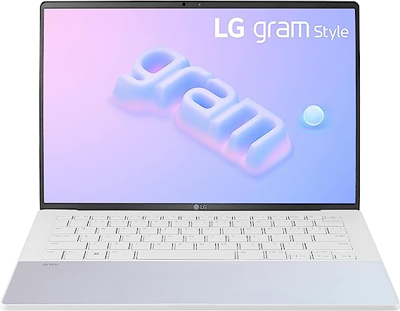 LG gram Style 14” OLED Laptop, Intel 13th Gen Core i7 Evo Platform, Windows 11 Home, 16GB RAM, 512GB SSD, Dynamic White