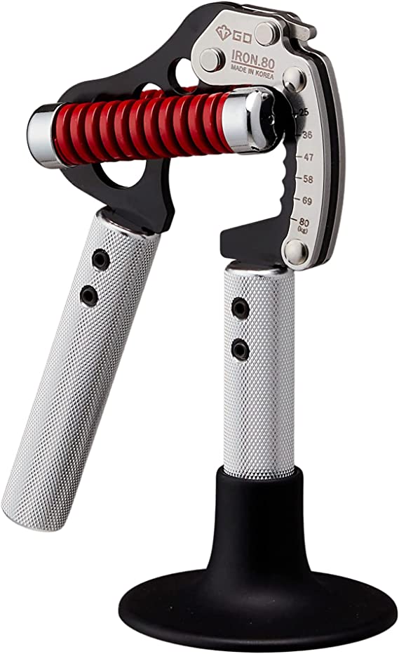 GD Hand Grip Strengthener, Iron Grip 80 Adjustable Hand Gripper (25 to 80kg) Hand Grips for Strength, Wrist strengtheners Wrist Training Workout 2022 new lanched