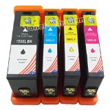 Toner Kingdom Compatible with Lexmark 150XL High Yield Ink Cartridges Replace for Lexmark All-In-One Pro715 Pro915 S315 S415 S515 Printers - 4 Pack 1Black  1Cyan  1Magenta  1Yellow