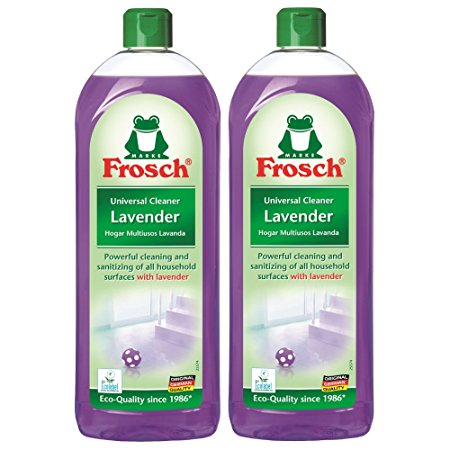 Frosch Natural Lavender Universal All Purpose Cleaner Concentrate, 750 ml (Pack of 2)