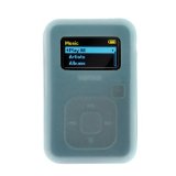 GTMax Blue Rubber Soft Silicone Skin Cover Case for SanDisk Sansa Clip Plus 4GB 8GB