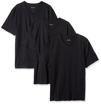 BOSS Hugo Boss Mens T-Shirt V-Neck 3-Pack US CO 10145963 01