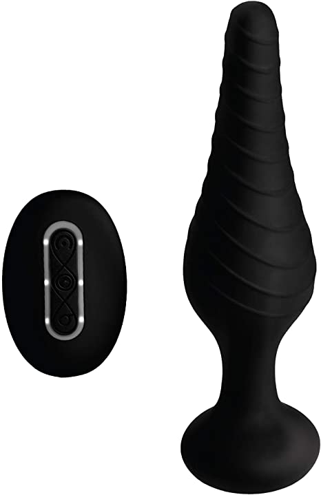 Lynx Silicone Vibrating Anal Plug W/Remote