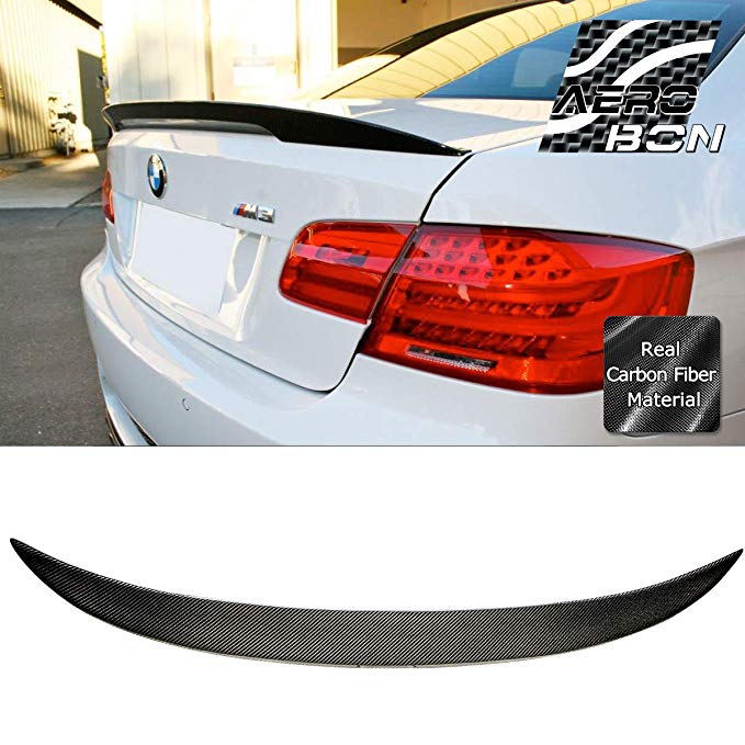 AeroBon Real Carbon Fiber Trunk Spoiler for 05-13 BMW E92 3-Series Coupe and M3 (Performance Type)