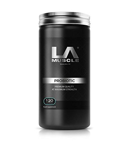 LA Muscle Probiotic; Highest grade probiotic with 10 billion CFU & can be stored at room temp.