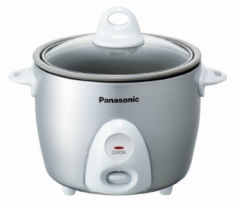 Panasonic SR-G06FG Automatic 33 Cup Uncooked Rice Cooker Silver