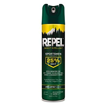 Repel Insect Repellent Sportsmen Formula 25% DEET, Aerosol, 6.5-Ounce