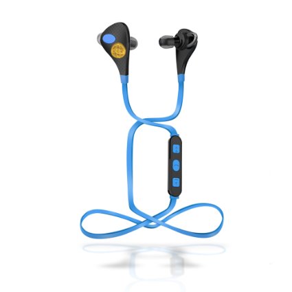 HIFI Wireless Bluetooth Headset Lightweight V41 HIFI-MK5 Headphones  Earphones with mic Blue
